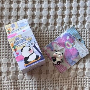 Yoga Panda Mini Figure Resin Confirmed Blind Box Set